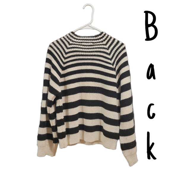 MANGO Striped Button Sweater - Picture 4 of 5